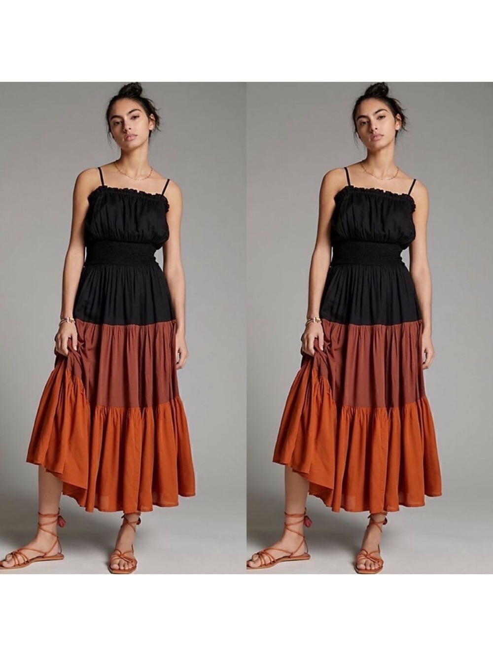 Seen Worn Kept Aletha Tiered Maxi Dress